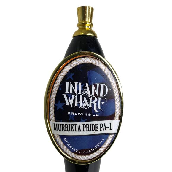 Inland Wharf Brewing Co. Murrieta Pride PA-1 Beer Tap Handle - Picture 4 of 4